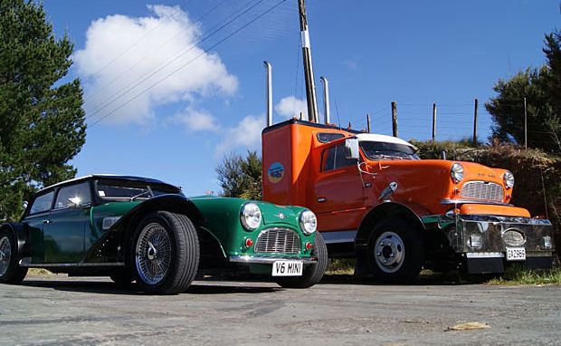 Alan Sutton, aka Mad Geordie, has spent hours modifying these Minis, turning them into something else. Alan Sutton, aka Mad Geordie, has spent hours modifying these Minis, turning them into something else.