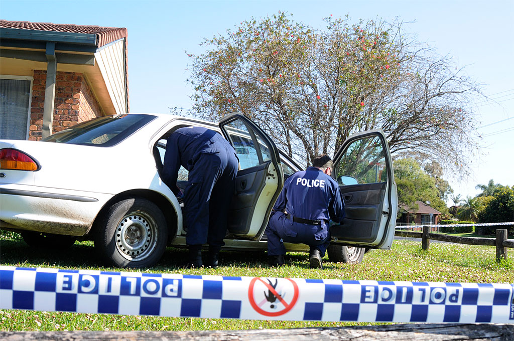 Police and forensic teams at the house in Johnson Dr, Ballina, where a 29-year-old woman died on the weekend. Her 26-year-old boyfriend has been charged with her murder. Police and forensic teams at the house in Johnson Dr, Ballina, where a 29-year-old woman died on the weekend. Her 26-year-old boyfriend has been charged with her murder.