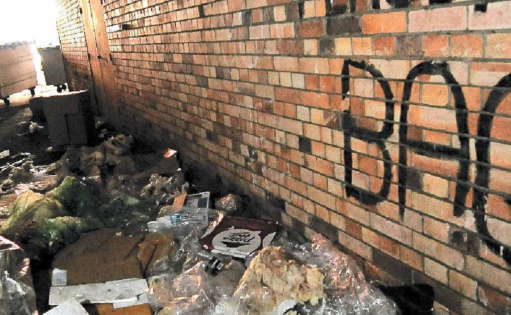 Some of Bundaberg’s alleyways are often used as shelters for homeless people. Some of Bundaberg’s alleyways are often used as shelters for homeless people.