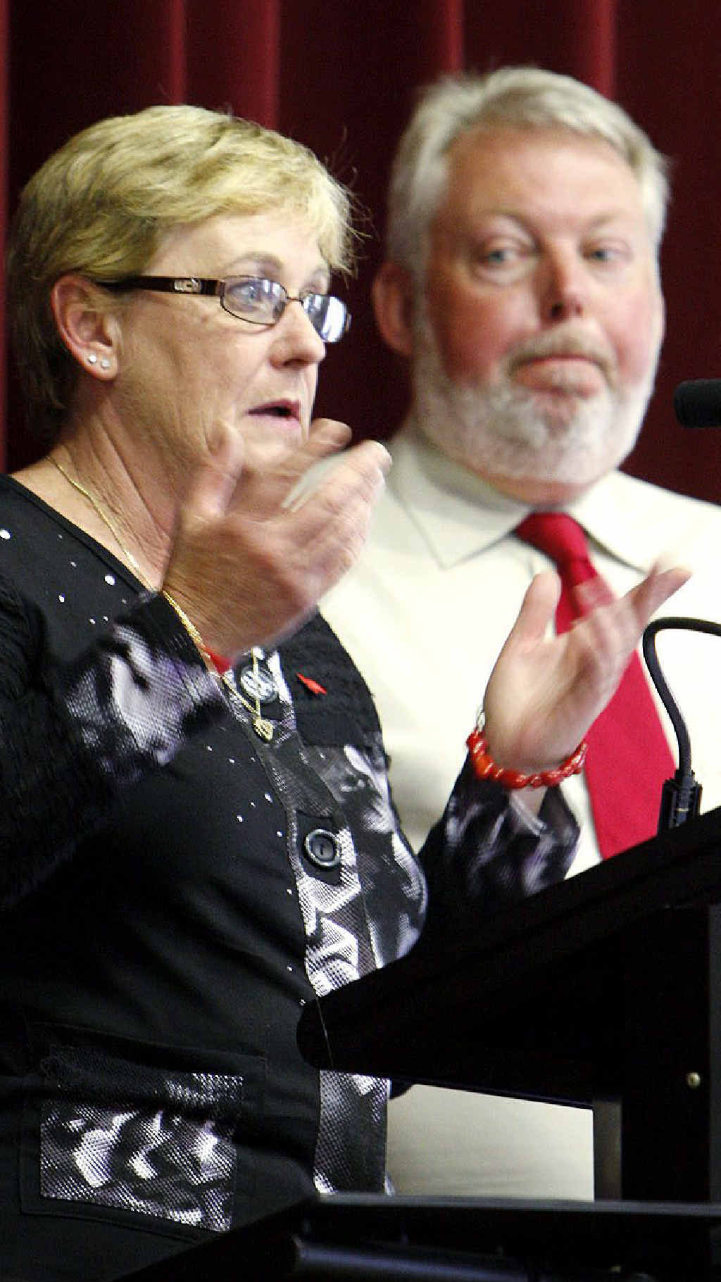 Denise and Bruce Morcombe. Denise and Bruce Morcombe.