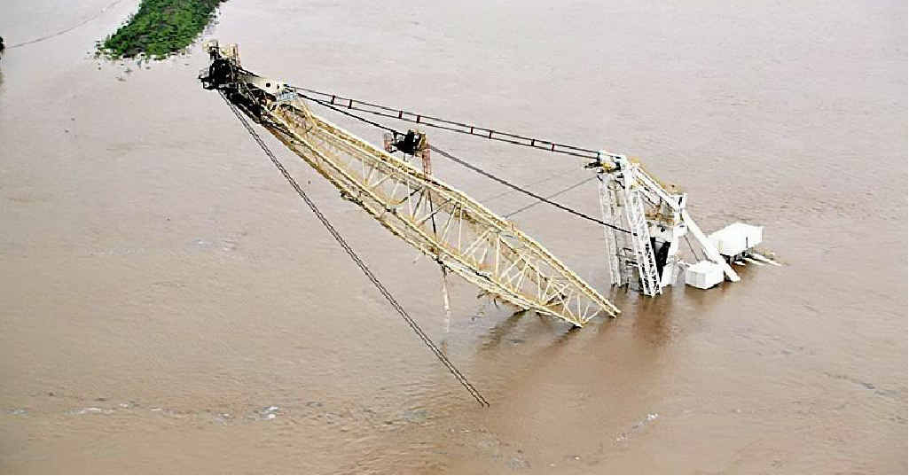 Ensham, near Emerald, was awash in 2008 and pumped vast quantities of floodwater into the catchment. Ensham, near Emerald, was awash in 2008 and pumped vast quantities of floodwater into the catchment.