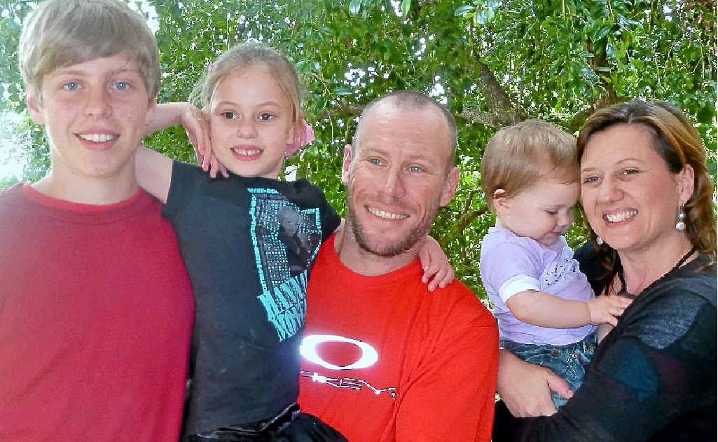 Reformed drug addict Peter Robinson with wife Katherine, daughters Kahlan and Krystal and son Luke. Reformed drug addict Peter Robinson with wife Katherine, daughters Kahlan and Krystal and son Luke.