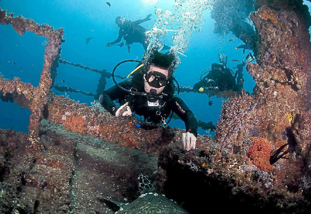 Ship wreck enthusiasts have voted with their flippers since the HMAS Brisbane was sunk off the Coast and there now comes a call for Noosa to get some of the action.