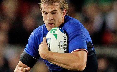 French winger Aurélien Rougerie would prefer to wear blue on Sunday. French winger Aurélien Rougerie would prefer to wear blue on Sunday.