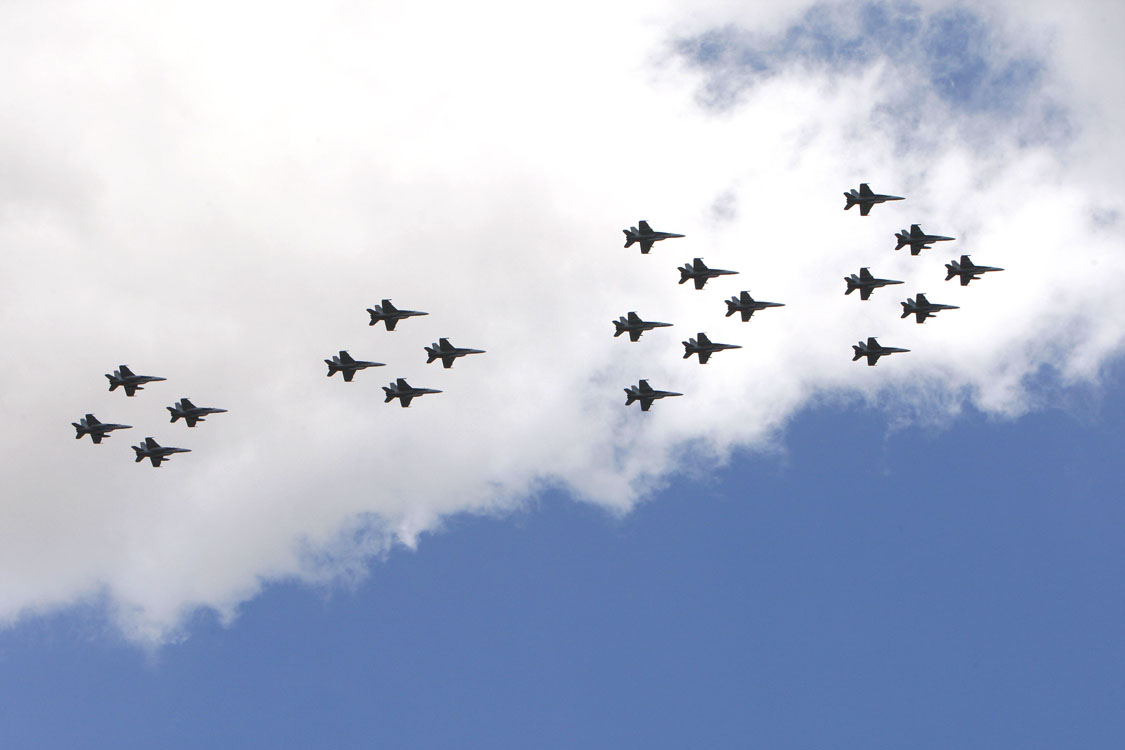 Australian Super Hornets have flown an armed mission over Iraq, although they did not fire on any targets Australian Super Hornets have flown an armed mission over Iraq, although they did not fire on any targets