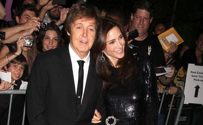 Sir Paul McCartney and Nancy Shevell celebrated their recent marriage at an event in New York. Sir Paul McCartney and Nancy Shevell celebrated their recent marriage at an event in New York.