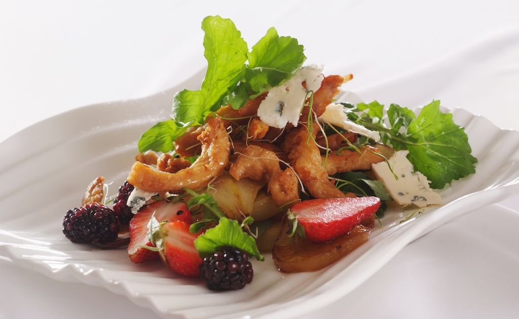 Fry's Vegetarian Sweet Chilli Chicken Style Salad Fry's Vegetarian Sweet Chilli Chicken Style Salad