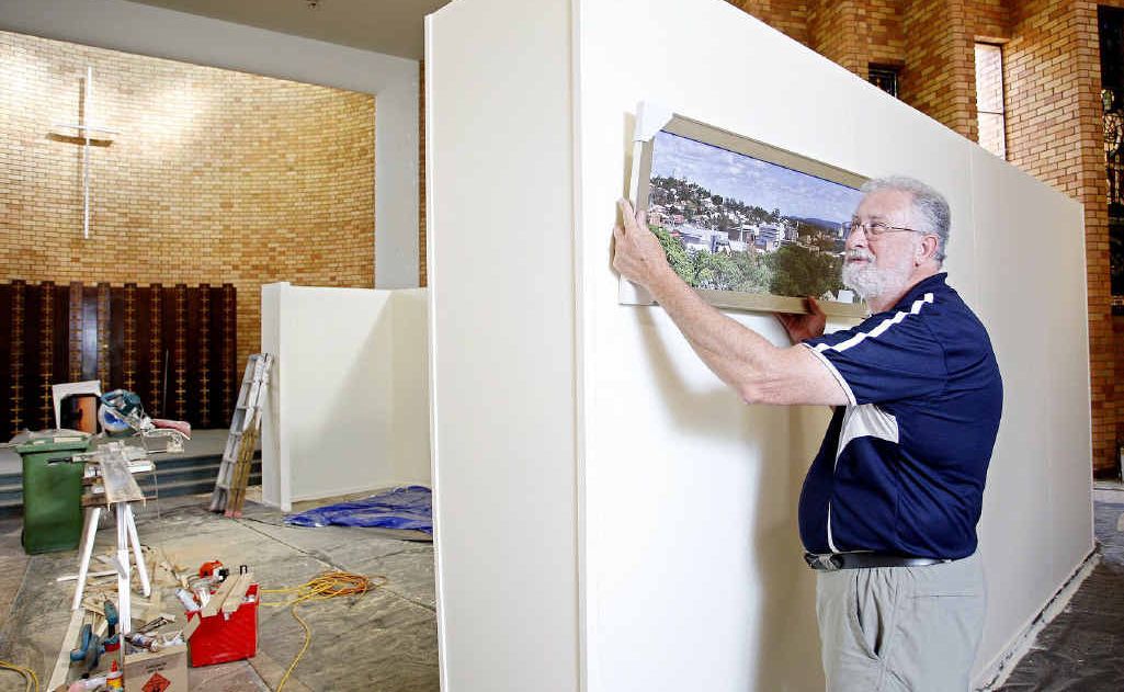 Photographer Tom Mason is setting up a new studio and gallery, Naked Arts Gallery and Studio, at the church on the corner of Roderick and East streets, Ipswich. Photographer Tom Mason is setting up a new studio and gallery, Naked Arts Gallery and Studio, at the church on the corner of Roderick and East streets, Ipswich.