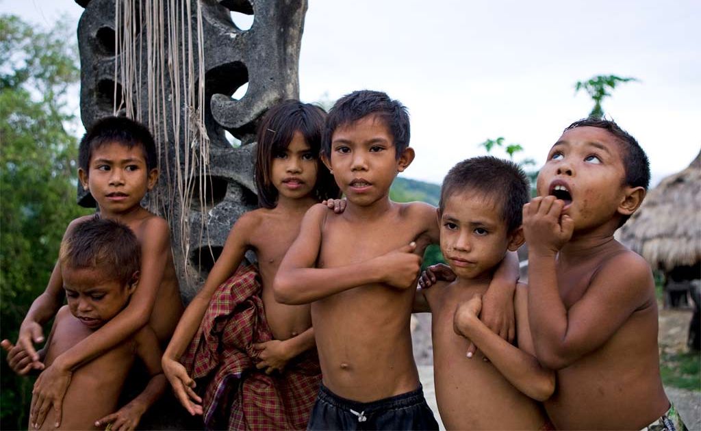 Children of the island of Sumba, Indonesia. Children of the island of Sumba, Indonesia.