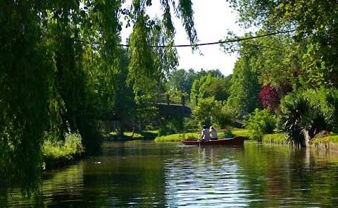 Floating gardens of Amiens. Floating gardens of Amiens.
