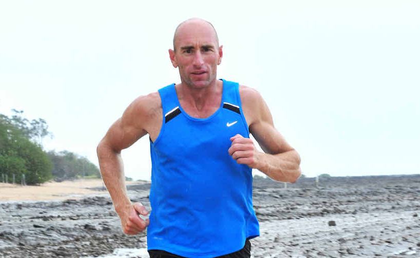 Hervey Bay’s Steve Page trains at Point Vernon before leaving to race in the New York City Marathon this weekend. Hervey Bay’s Steve Page trains at Point Vernon before leaving to race in the New York City Marathon this weekend.