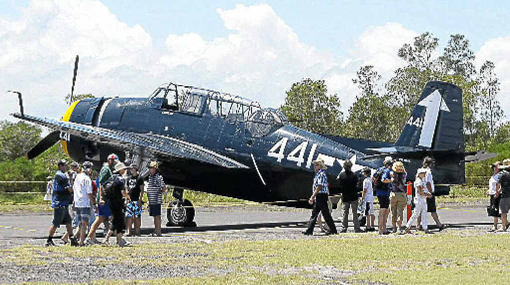 At last year’s Great Eastern Fly-in at Evans Head this Avenger torpedo bomber from the Second World War was a crowd favourite. At last year’s Great Eastern Fly-in at Evans Head this Avenger torpedo bomber from the Second World War was a crowd favourite.