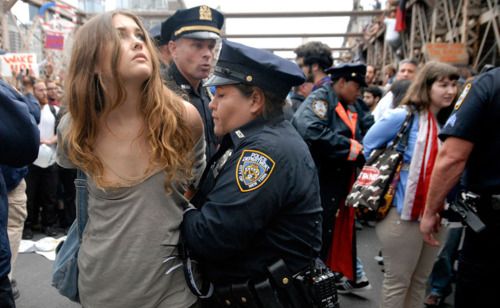 Image on blog, Hot Chicks of Occupy Wall Street. Image on blog, Hot Chicks of Occupy Wall Street.
