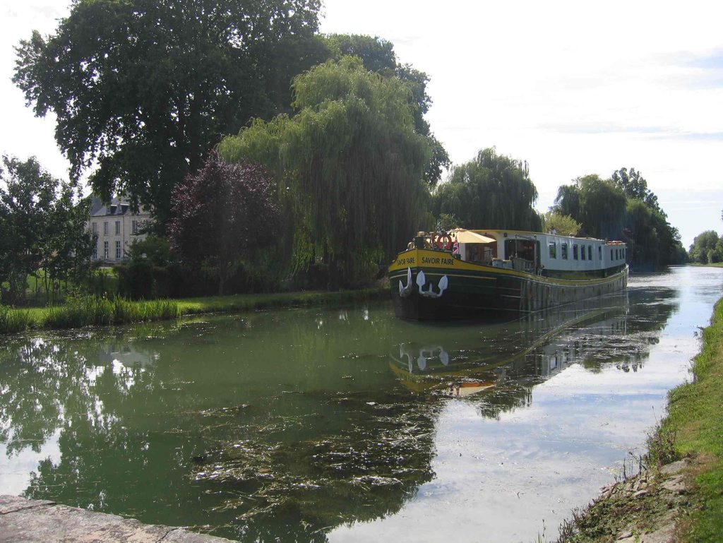 Sailing through the French countryside, Savoir Faire. Sailing through the French countryside, Savoir Faire.