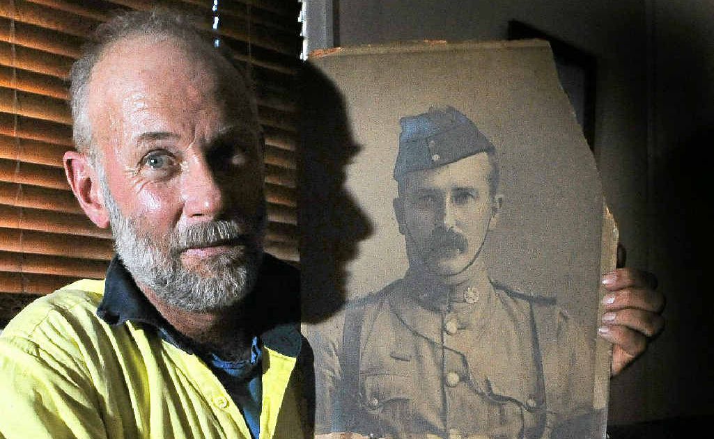PAST LETTERS: David Flewell-Smith with a photograph and letters his great-grandfather, Lieutenant Colonel Frank Flewell-Smith of 6th Brigade Queensland Bushman, sent home from the Boer War. PAST LETTERS: David Flewell-Smith with a photograph and letters his great-grandfather, Lieutenant Colonel Frank Flewell-Smith of 6th Brigade Queensland Bushman, sent home from the Boer War.
