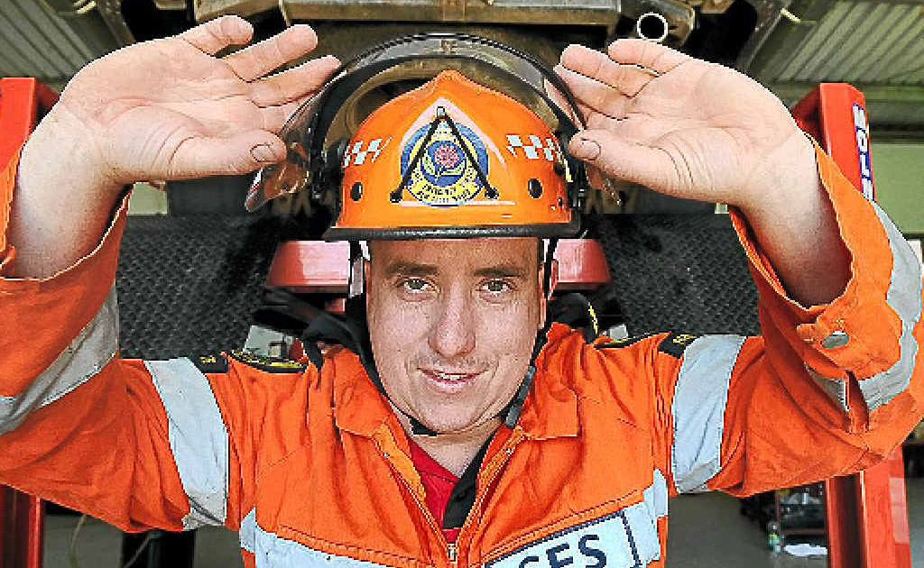 SES volunteer Troy McDonald is ready for today’s National SES Wear Orange Wednesday. SES volunteer Troy McDonald is ready for today’s National SES Wear Orange Wednesday.