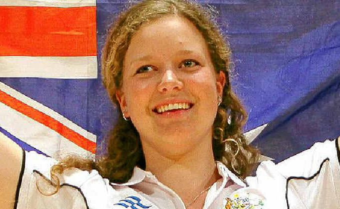 Gabrielle King celebrates winning the Volvo Youth Sailing ISAF World Championship in 2008. Gabrielle King celebrates winning the Volvo Youth Sailing ISAF World Championship in 2008.