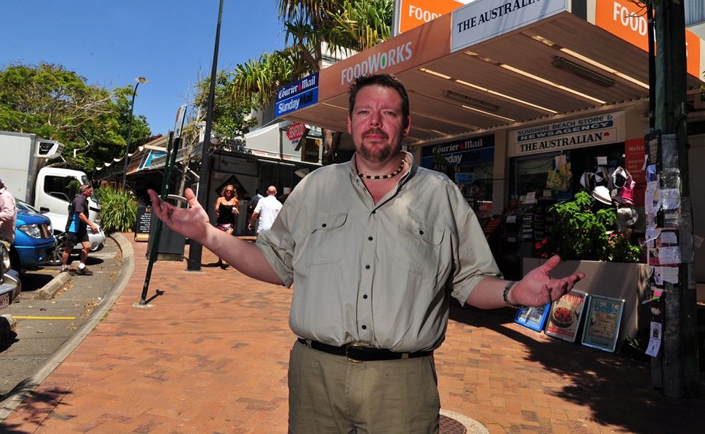 Sunshine Beach traders' representative Gary Roser. Sunshine Beach traders' representative Gary Roser.