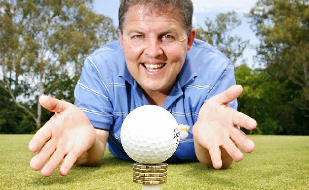 Sandy Gallop Golf Course owner Brett Lawton is offering five dollar golf games due to a bumper year. Sandy Gallop Golf Course owner Brett Lawton is offering five dollar golf games due to a bumper year.