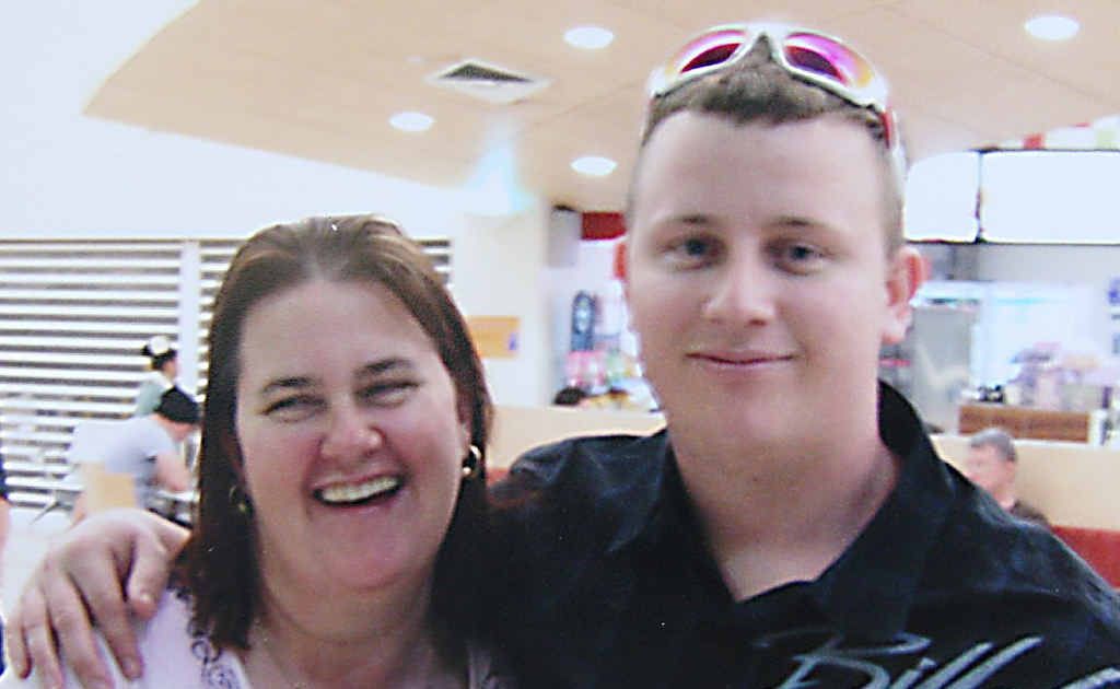 Jo and Josh at Rockhampton Airport on the day he flew to his new life in New Zealand. Jo and Josh at Rockhampton Airport on the day he flew to his new life in New Zealand.
