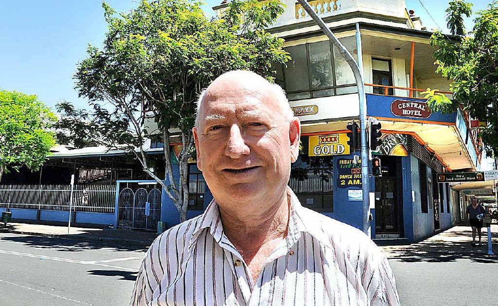 Hotel Central’s new owner, Richard Waters in front of the hotel. Hotel Central’s new owner, Richard Waters in front of the hotel.