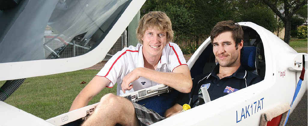 Andrew and Nick Maddocks recently represented Australia at the World Junior Gliding Championships in Germany. Andrew and Nick Maddocks recently represented Australia at the World Junior Gliding Championships in Germany.