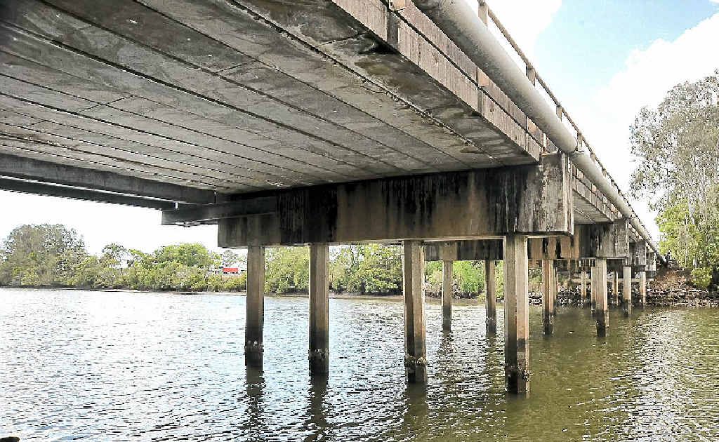 A Caboolture man, 41, has died after running into a Petrie Creek Bridge pylon in a tinnie. A Caboolture man, 41, has died after running into a Petrie Creek Bridge pylon in a tinnie.
