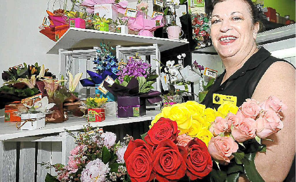 Treudie Kaehler of Flowers in Paradise Ballina marks 40 years in business. Treudie Kaehler of Flowers in Paradise Ballina marks 40 years in business.
