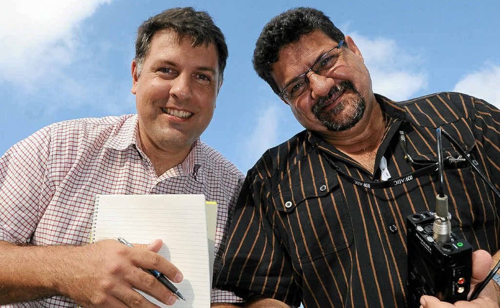 Playwright Rod Ainsworth and volunteer interviewer Ross Peddlesden are combining their skills to research material for the DV Theatre Project. Playwright Rod Ainsworth and volunteer interviewer Ross Peddlesden are combining their skills to research material for the DV Theatre Project.