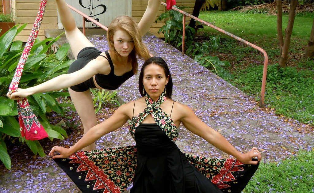 Dancer Ruby Teather (left) and her mentor Jade Dewi Tyus Tunggal. Dancer Ruby Teather (left) and her mentor Jade Dewi Tyus Tunggal.