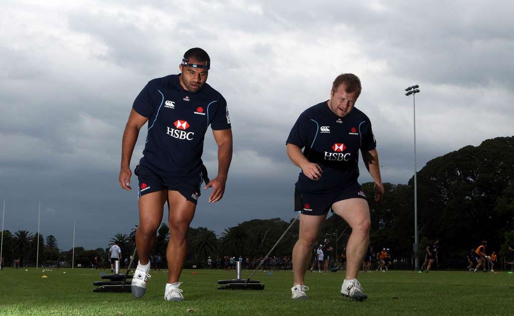 Wycliff Palu and Benn Robinson. Wycliff Palu and Benn Robinson.