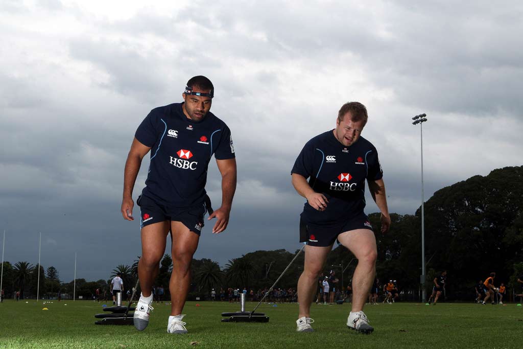 Wycliff Palu and Benn Robinson. Wycliff Palu and Benn Robinson.
