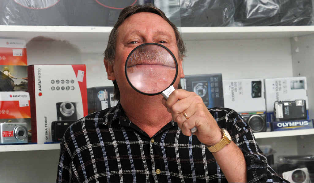 Louis Covre, of Grafton Fast Photos, shows off his Movember efforts. Louis Covre, of Grafton Fast Photos, shows off his Movember efforts.