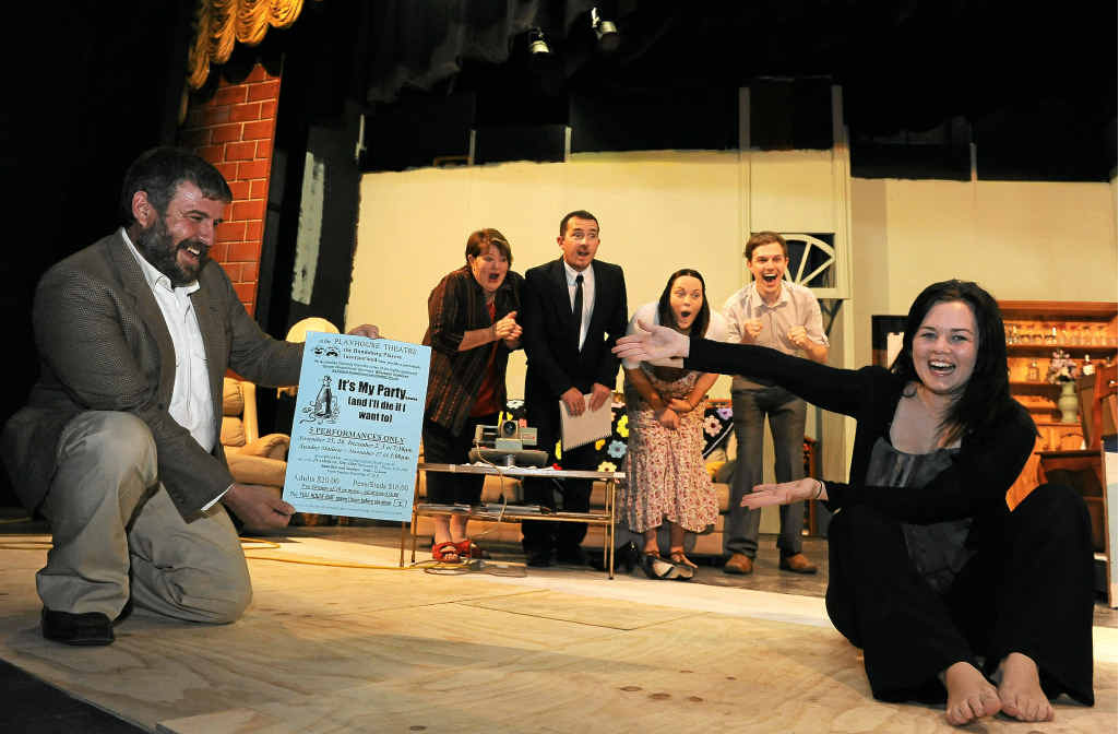 Paul Burrell and Cait McGovern promote the production at the Playhouse Theatre.
