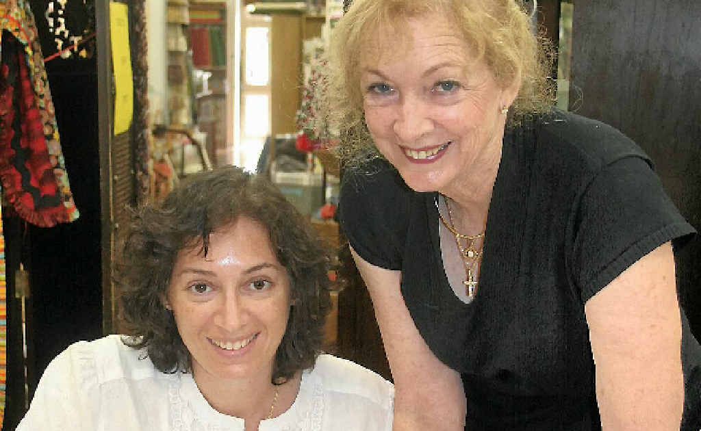 Dianne Jeha (right) has developed friendships with many people in Rocky, including Sloane Alexander, and these relationships help keep her happy. Dianne Jeha (right) has developed friendships with many people in Rocky, including Sloane Alexander, and these relationships help keep her happy.