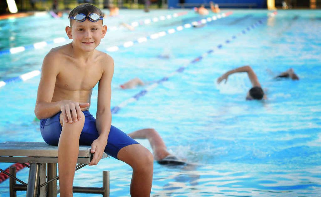 Gympie Gold Fins swimmer Troy Carlson is the fastest ever seen in the Gympie pool. Gympie Gold Fins swimmer Troy Carlson is the fastest ever seen in the Gympie pool.