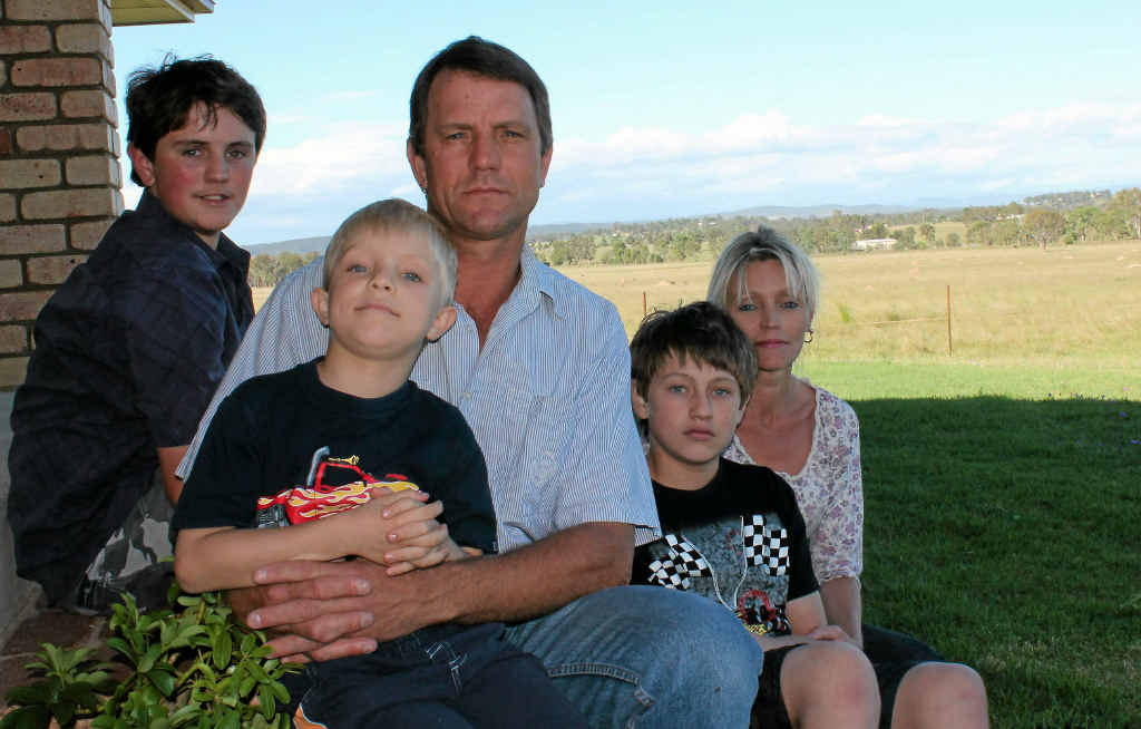 The Benz family are concerned about how a new high voltage powerline will affect their Rosenthal Heights property and outlook, and Warwick as a whole. The Benz family are concerned about how a new high voltage powerline will affect their Rosenthal Heights property and outlook, and Warwick as a whole.