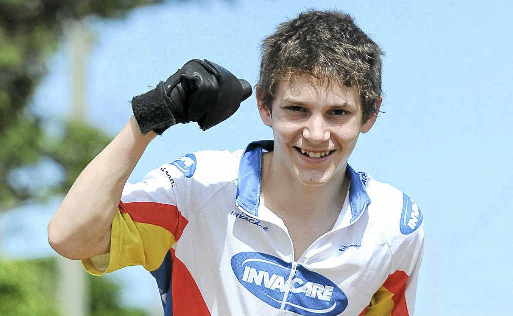 Bundaberg’s Rheed McCracken has made the Australian Paralympics team for the 100m race. Bundaberg’s Rheed McCracken has made the Australian Paralympics team for the 100m race.