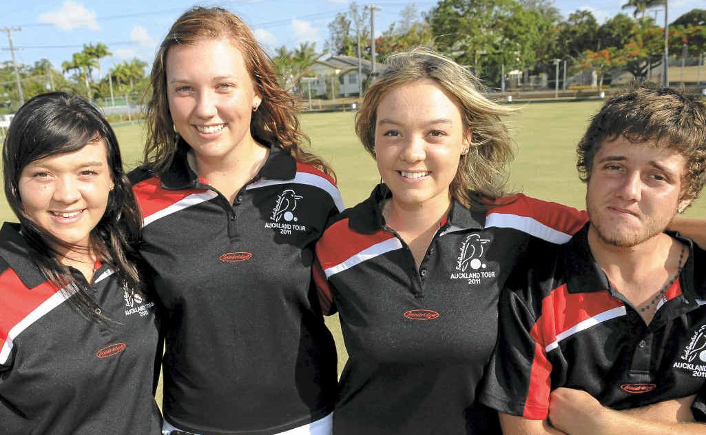 Cassandra Millerick, Rikki-Lee Kemp, Bolivia Millerick and Kyle Franks are off to Auckland to compete against New Zealand in the Bowls Queensland Development Tour. Cassandra Millerick, Rikki-Lee Kemp, Bolivia Millerick and Kyle Franks are off to Auckland to compete against New Zealand in the Bowls Queensland Development Tour.
