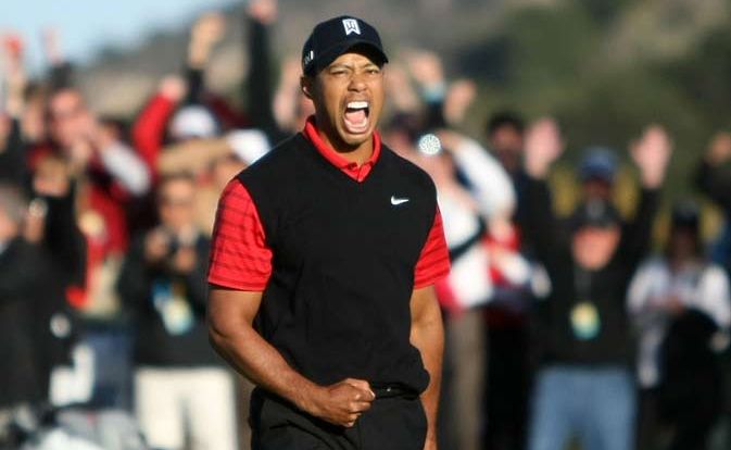 Tiger Woods. Tiger Woods.