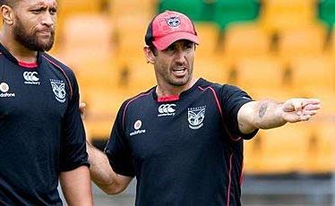 Andrew Johns (right). Andrew Johns (right).
