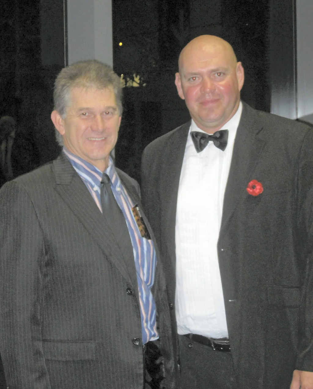 RoadTek General Manager Clinton Huff and Construction Trainee of the Year Arnold Alldridge (right). RoadTek General Manager Clinton Huff and Construction Trainee of the Year Arnold Alldridge (right).
