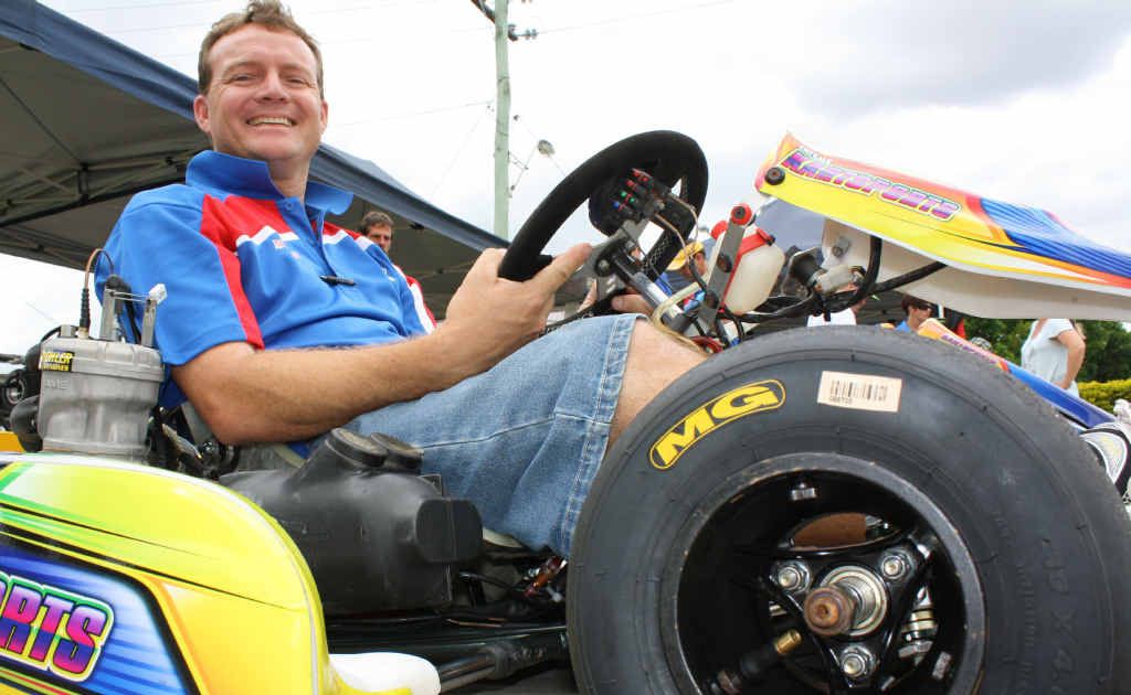 Emerald’s Murray Herwin is ready to race at the new Central Highlands kart track, due to open in February next year. Emerald’s Murray Herwin is ready to race at the new Central Highlands kart track, due to open in February next year.