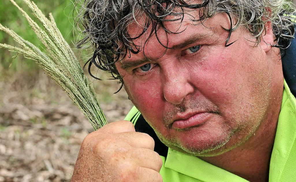 John Elkin is angry with the Bundaberg Regional Council after it charged him more than $2500 to supposedly eradicate giant rat’s tail grass. John Elkin is angry with the Bundaberg Regional Council after it charged him more than $2500 to supposedly eradicate giant rat’s tail grass.