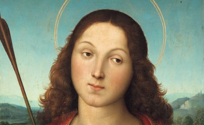 Raphael's Saint Sebastian. Raphael's Saint Sebastian.
