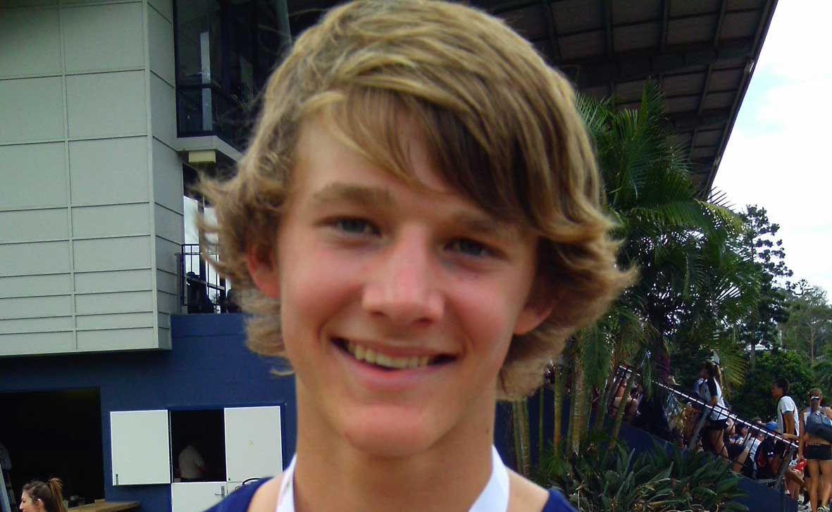 GREAT EFFORT: Bryn Hodgson was more than happy when he finished second in triple jump at the Australian All Schools Championships in Brisbane two weeks ago. Photo Contributed GREAT EFFORT: Bryn Hodgson was more than happy when he finished second in triple jump at the Australian All Schools Championships in Brisbane two weeks ago. Photo Contributed