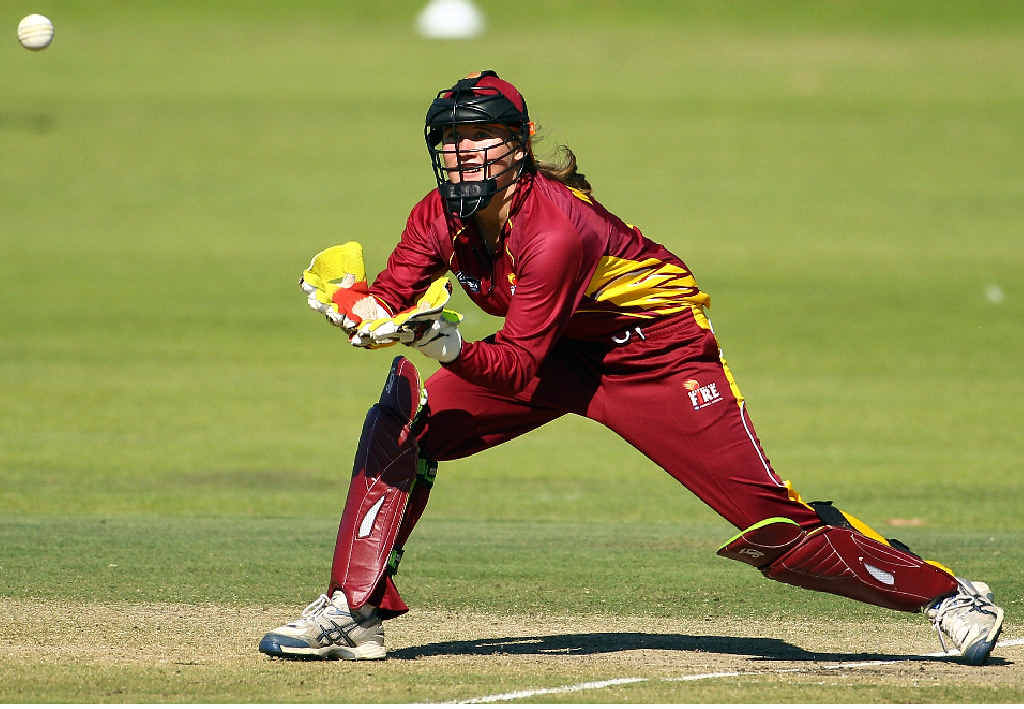 Hervey Bay’s Beth Mooney in action for the Queensland Fire in the Women’s National Cricket League Twenty20 competition. Hervey Bay’s Beth Mooney in action for the Queensland Fire in the Women’s National Cricket League Twenty20 competition.