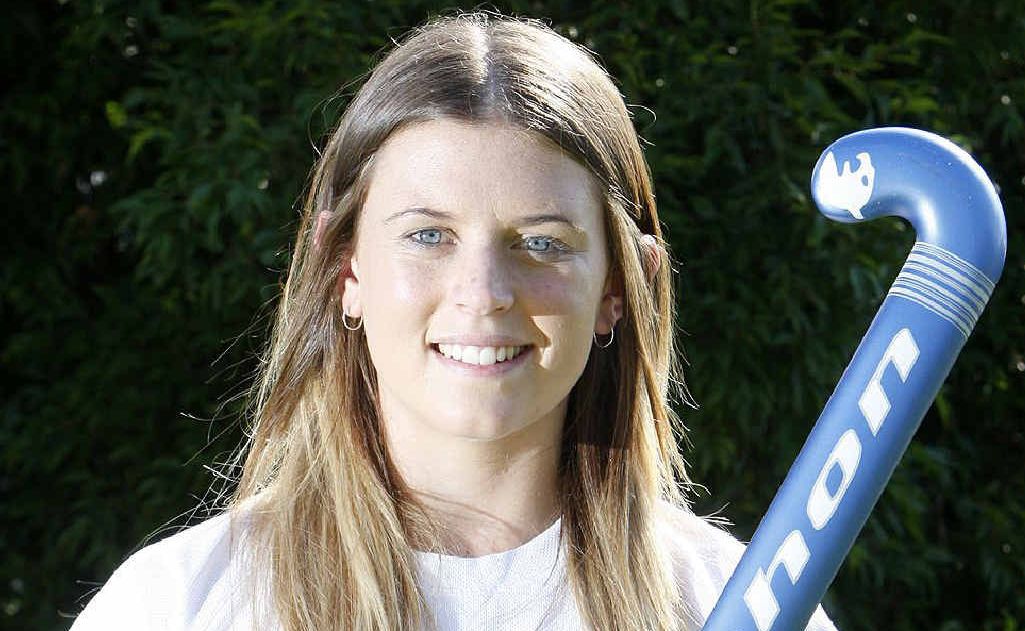 Ipswich hockey player Jordyn Holzberger is showing her commitment and skills to the right people, including national coach Katrina Powell. Ipswich hockey player Jordyn Holzberger is showing her commitment and skills to the right people, including national coach Katrina Powell.