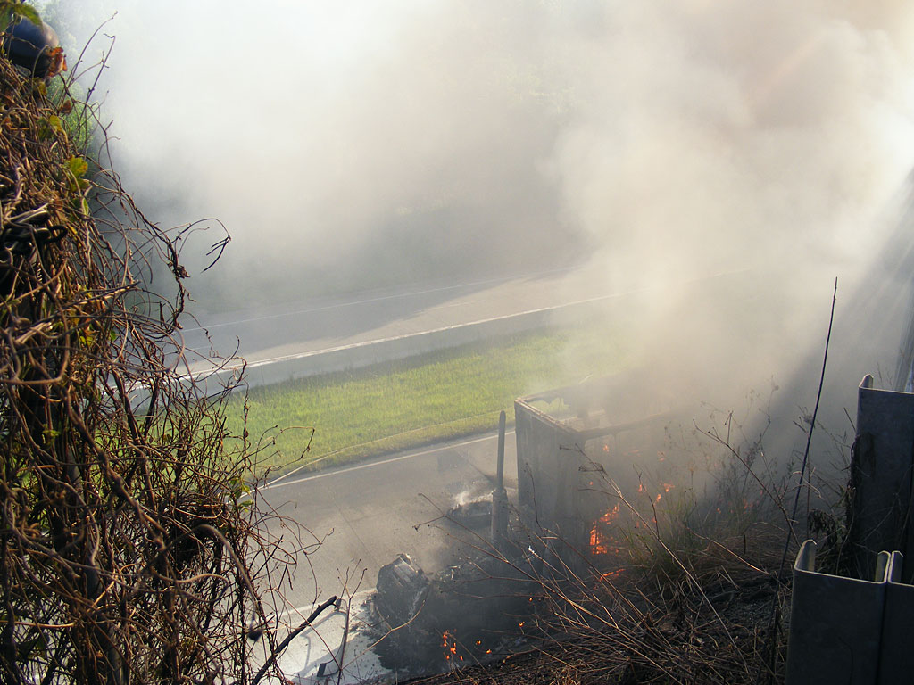 Gifts up in smoke in truck fire