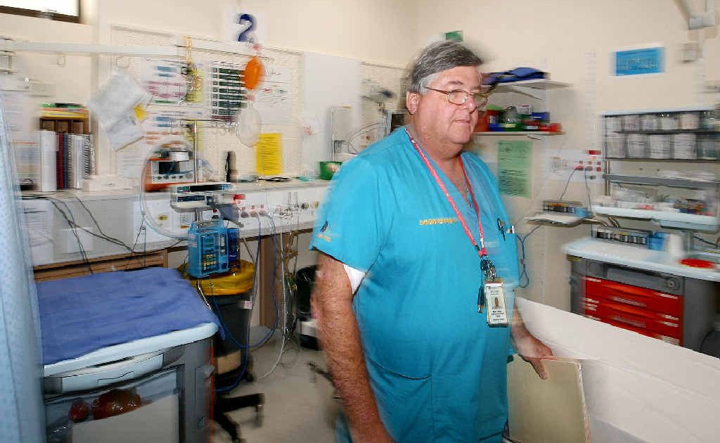 Dr Neale Thornton will be kept busy working in the Mackay Base Hospital’s emergency department over the Christmas-New Year holidays. Dr Neale Thornton will be kept busy working in the Mackay Base Hospital’s emergency department over the Christmas-New Year holidays.